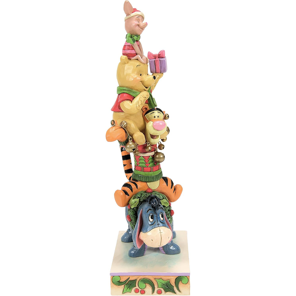 مجسمه وینی پو Christmas Winnie The Pooh Stacked (برند دیزنی)-4.png