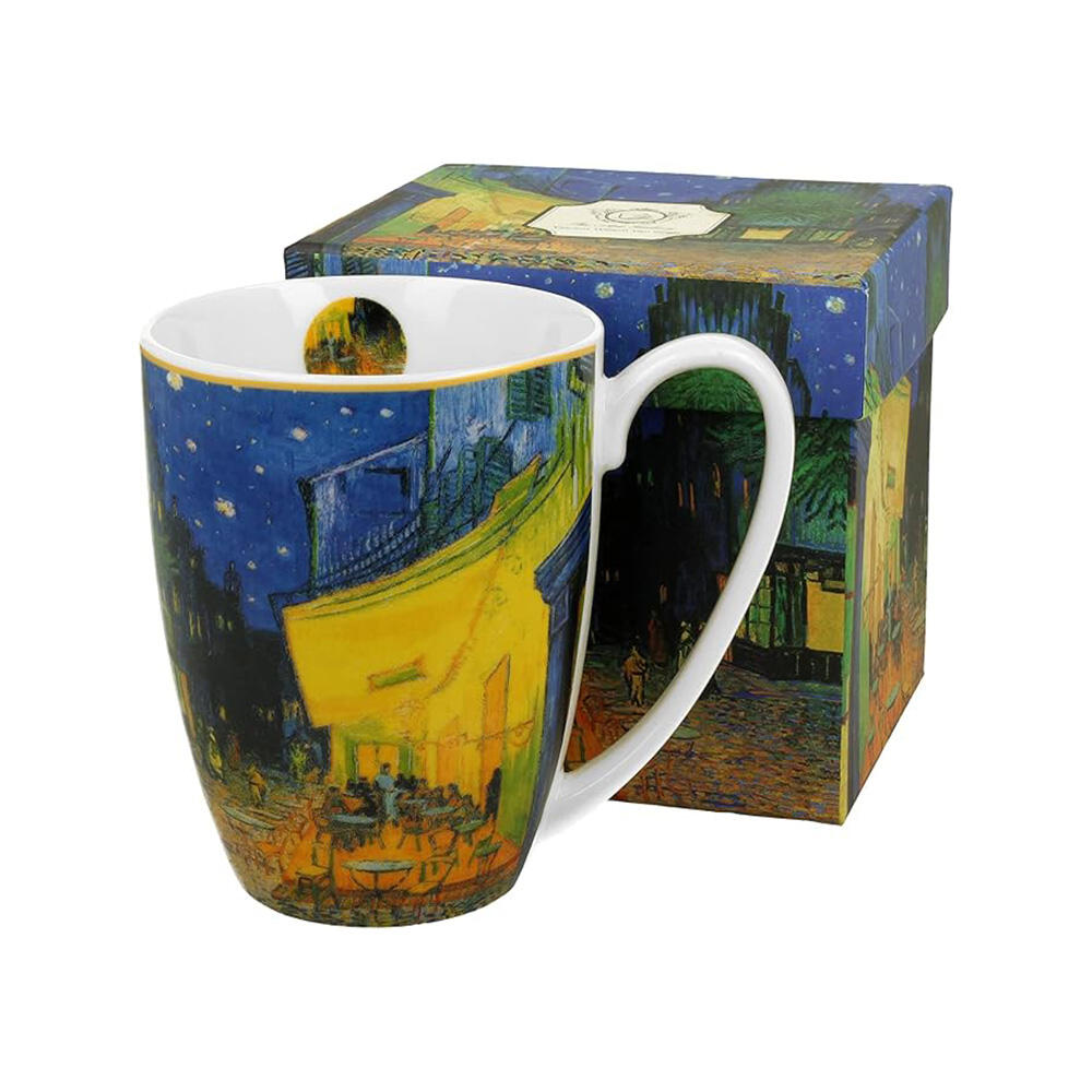 ماگ ونگوگ طرح کافه تراس در شب Classic Mug Terrace At Night (برند دو)-۲.jpg