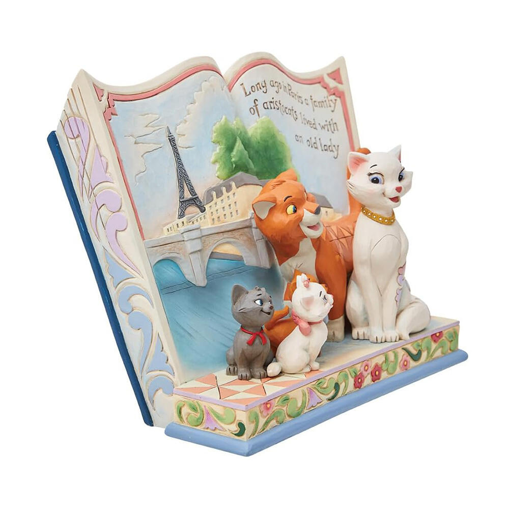 مجسمه کتاب گربه های اشرافی Aristocats Long Ago In Paris Storybook (برند دیزنی)-3.jpg