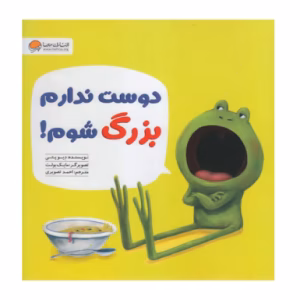 کتاب دوست ندارم بزرگ شوم اثر دو پتی (نشر مهرسا)