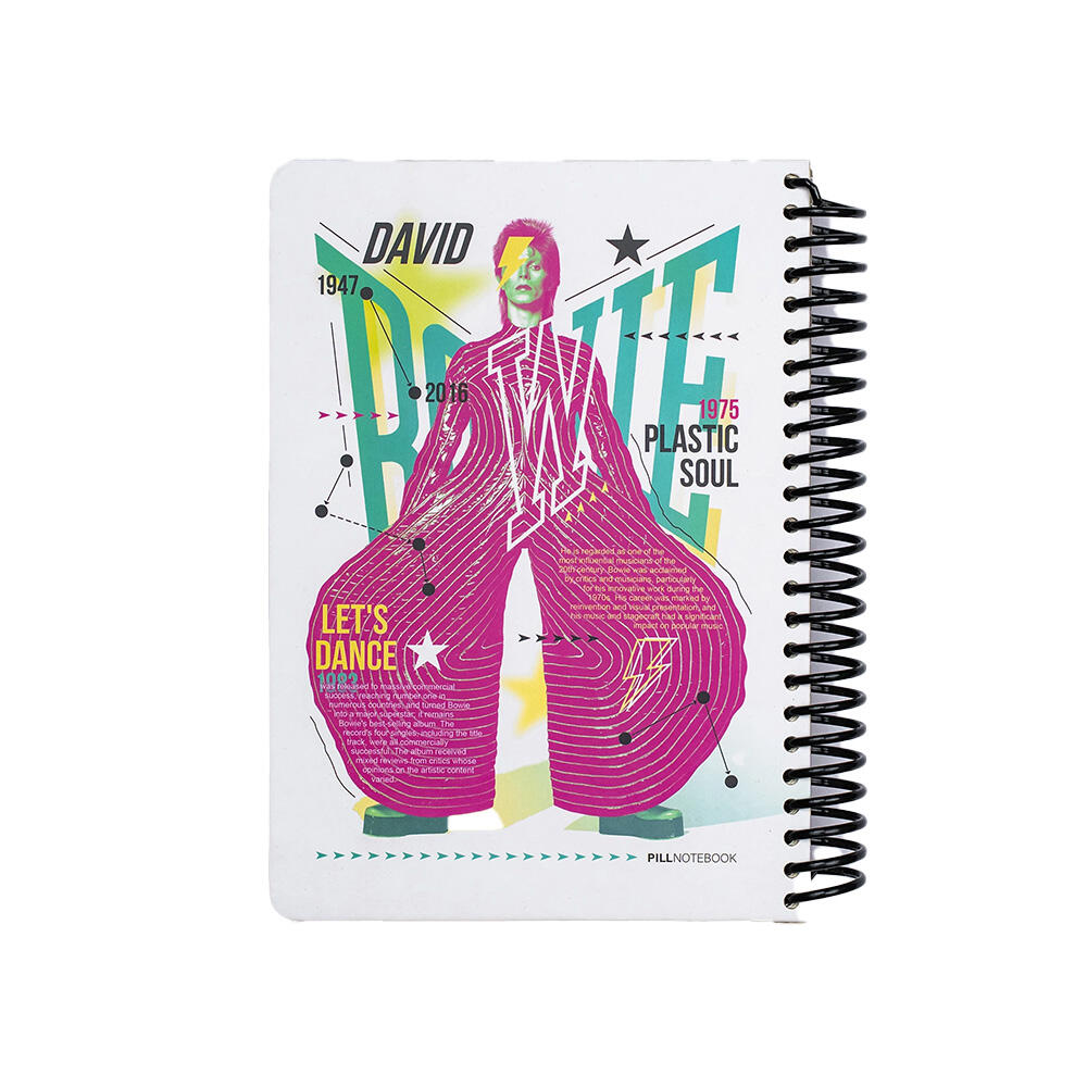 دفتر ۱۲۰ برگ سری لجند طرح خوانندگان (برند پیل)-طرح DAVID BOWIE .jpg