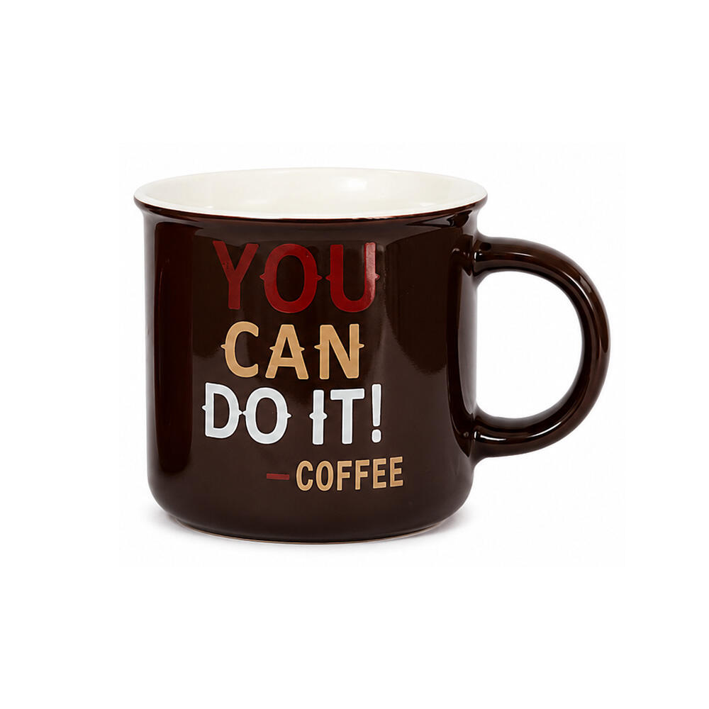 ماگ سرامیکی دسته دار طرح Coffee Lover-قهوهای.jpg