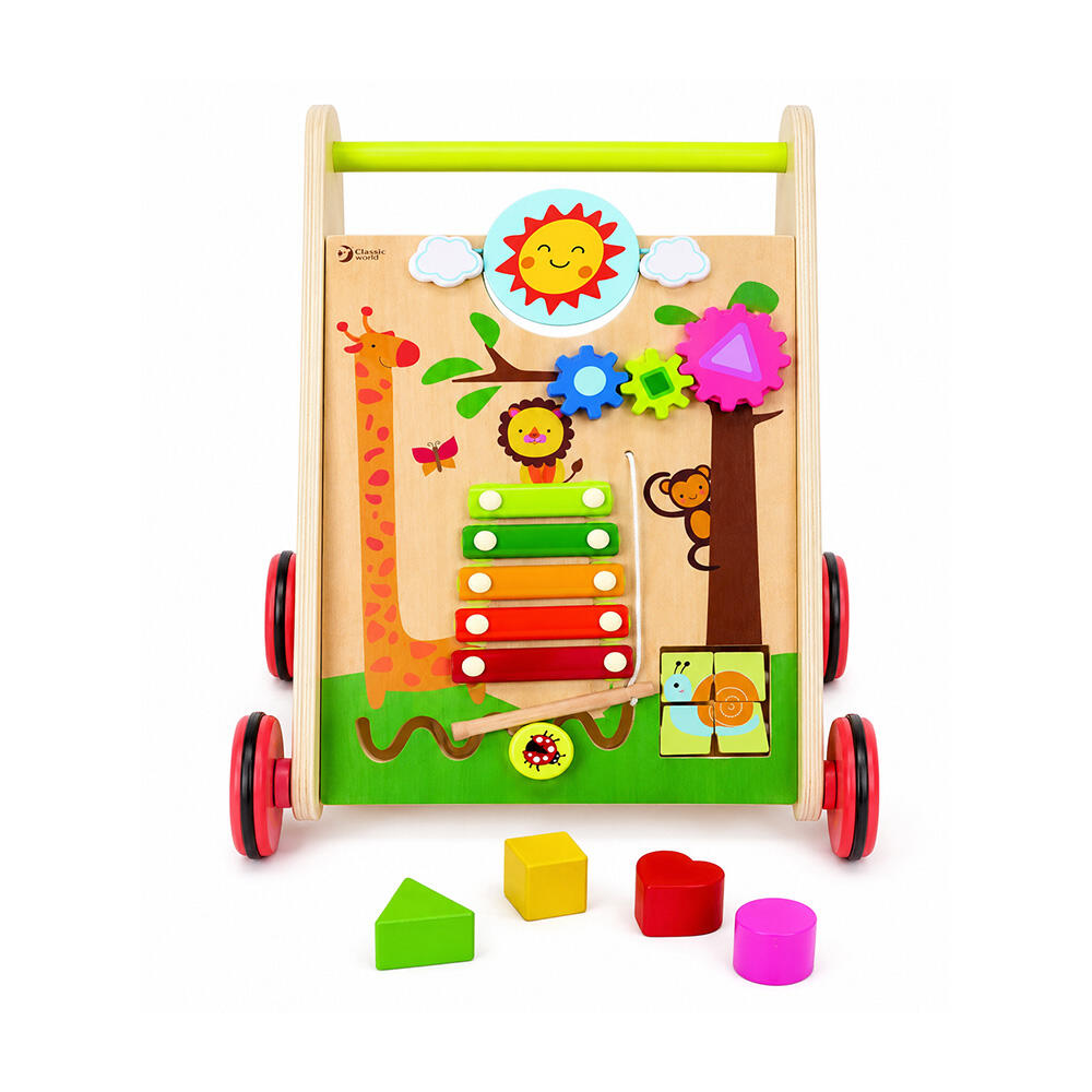 واکر آموزشی چوبی Learning Walker (برند کلاسیک ورلد)-۲.jpg