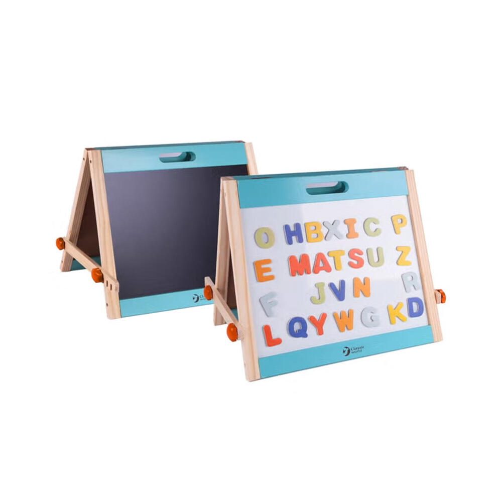 تخته دو طرفه رومیزی چوبی Tabletop Easel (برند کلاسیک ورلد)-2.jpg