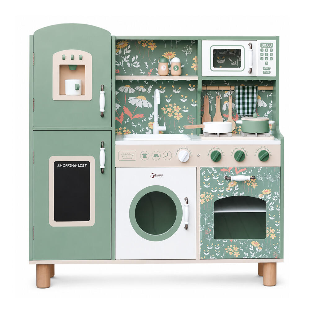 آشپزخانه چوبی وینتیج Vintage Kitchen (برند کلاسیک ورلد)-1.jpg