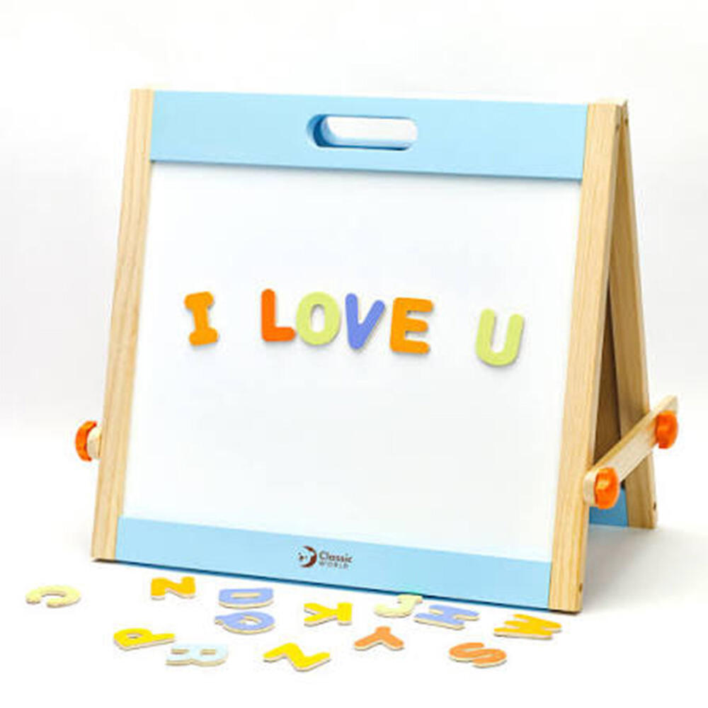 تخته دو طرفه رومیزی چوبی Tabletop Easel (برند کلاسیک ورلد)-5.jpg