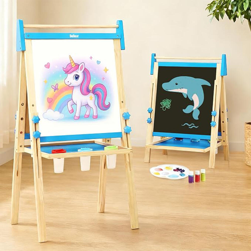 تخته دو طرفه چوبی Multi Functionla Easel (برند کلاسیک ورلد)-2.jpg