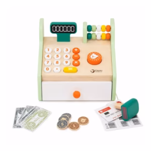 صندوق فروشگاهی چوبی Cash Register (برند کلاسیک ورلد)