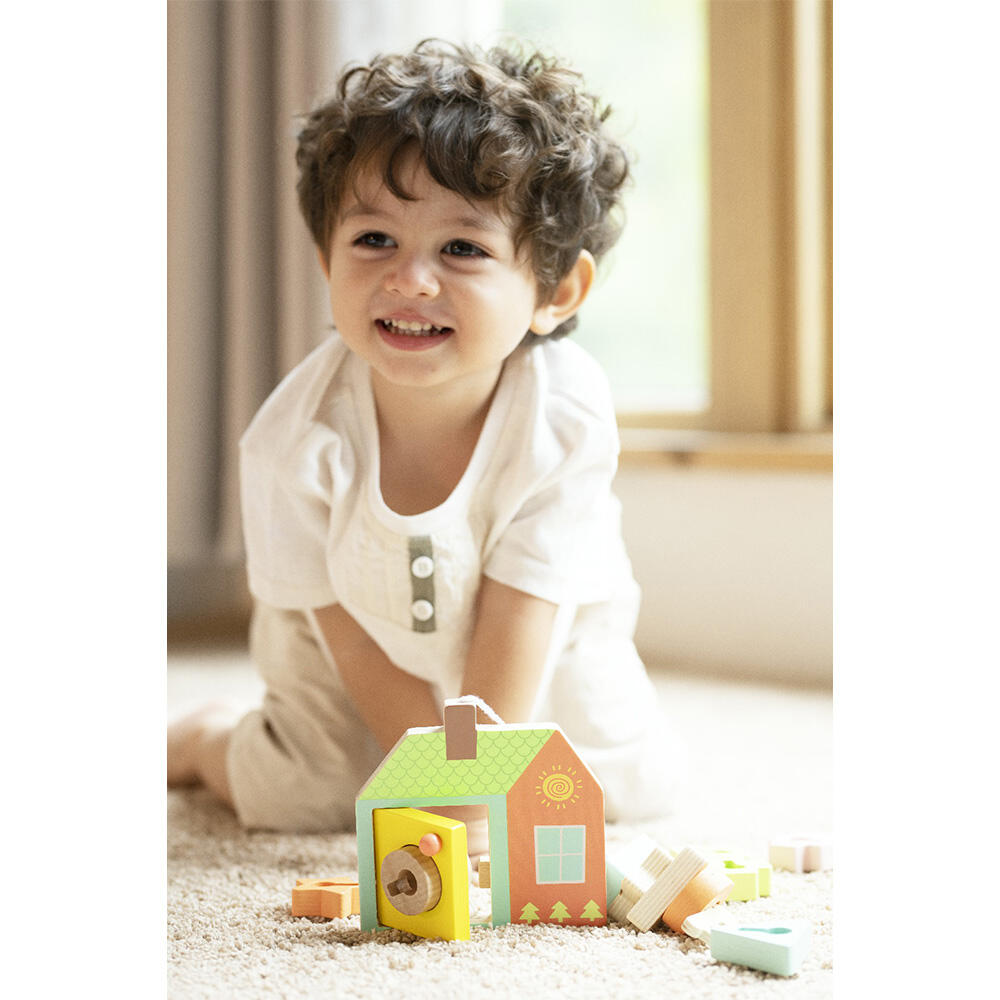 اسباب بازی چوبی قفل درب Locking doorV (برند کلاسیک ورلد)-۵.jpg