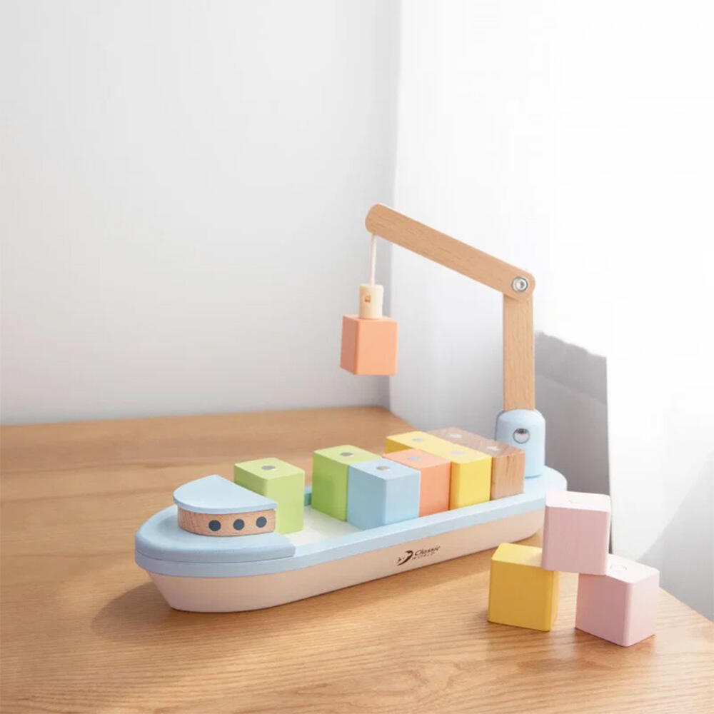 اسباب بازی قایق بلوک چوبی Block Boat (برند کلاسیک ورلد)-4.jpg