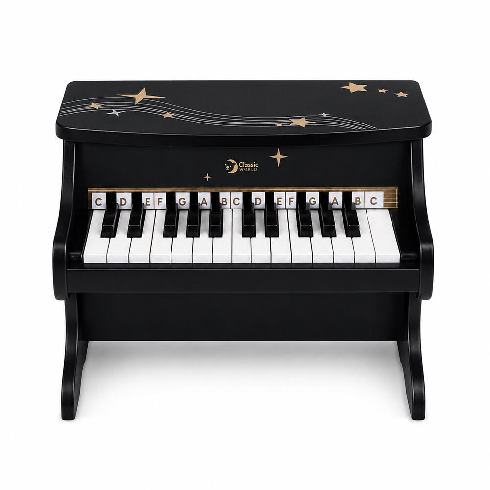 پیانو چوبی رنگ مشکی Fantasy Piano (برند کلاسیک ورد)-۱.jpg