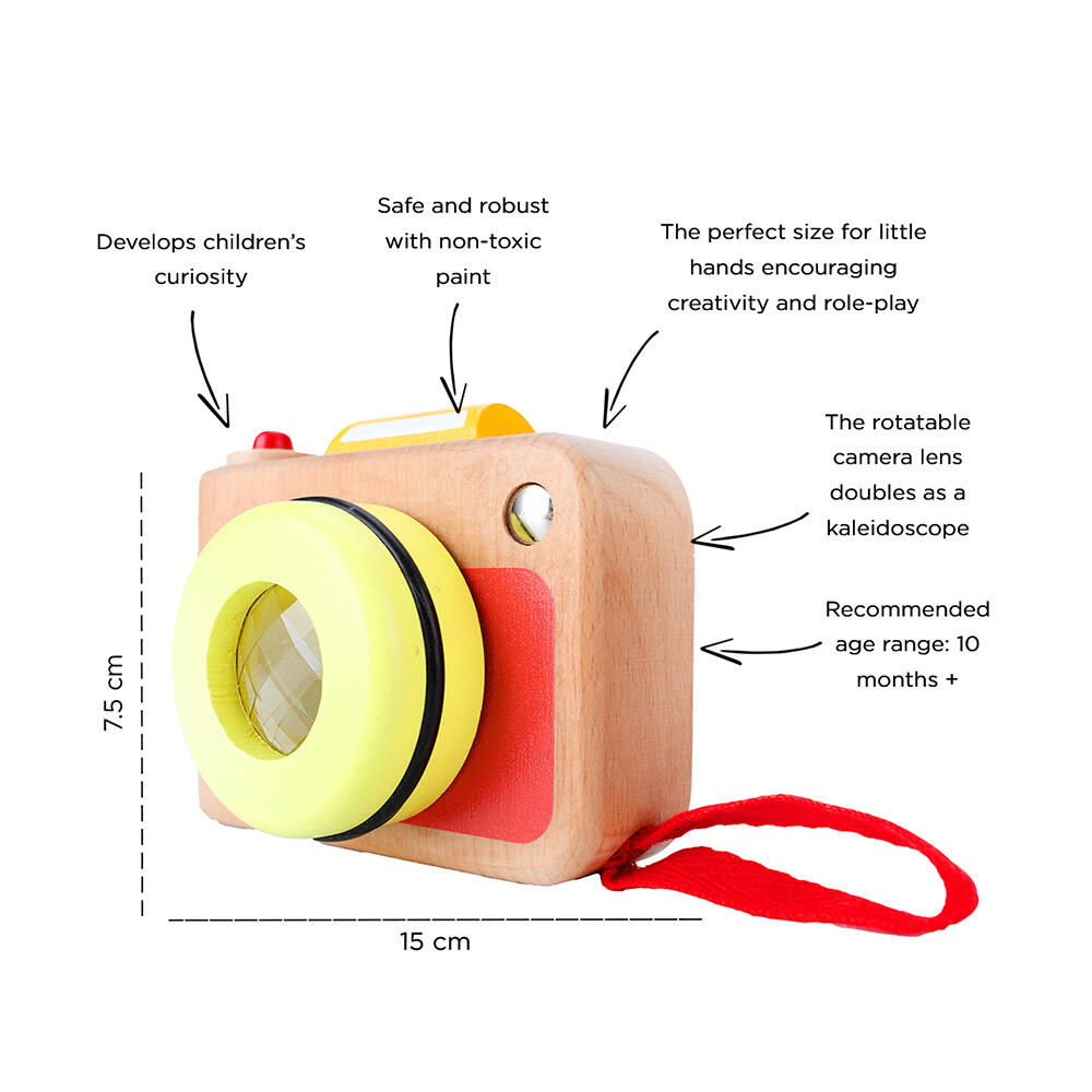 اسباب بازی چوبی اولین دوربین من My First Camera  (برند کلاسیک ورلد)-2.jpg
