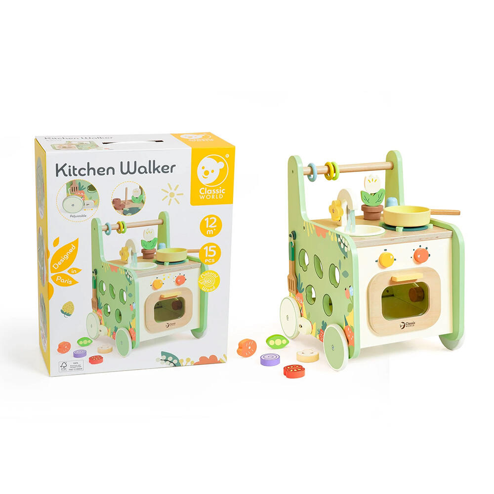 واکر آشپزخانه چوبی Kitchen Walker (برند کلاسیک ورلد)-۷.jpg