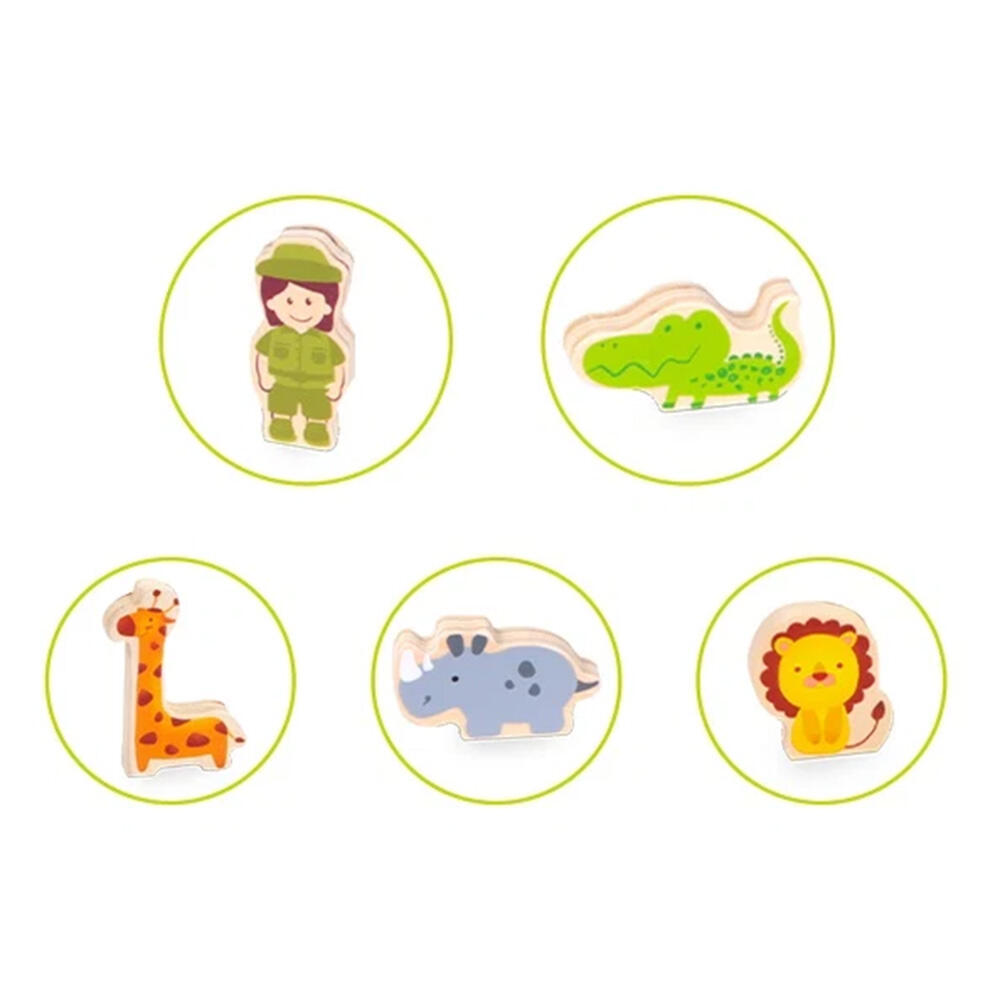 جورچین چوبی کامیون حیوانات Animal Sorting Truck (برند کلاسیک ورلد)-3.jpg