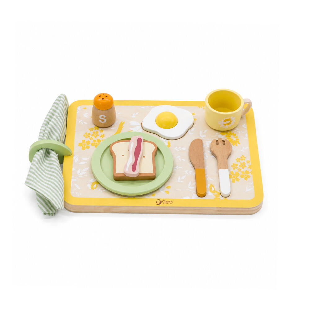 ست صبحانه خوری چوبی Vintage Breakfast Tray (برند کلاسیک ورد)-۱.jpg