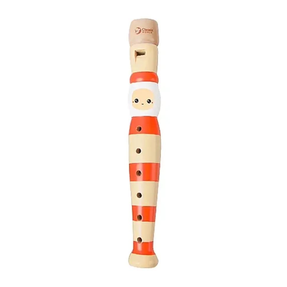 فلوت کودک چوبی طرح خورشید Flute (برند کلاسیک ورلد).webp