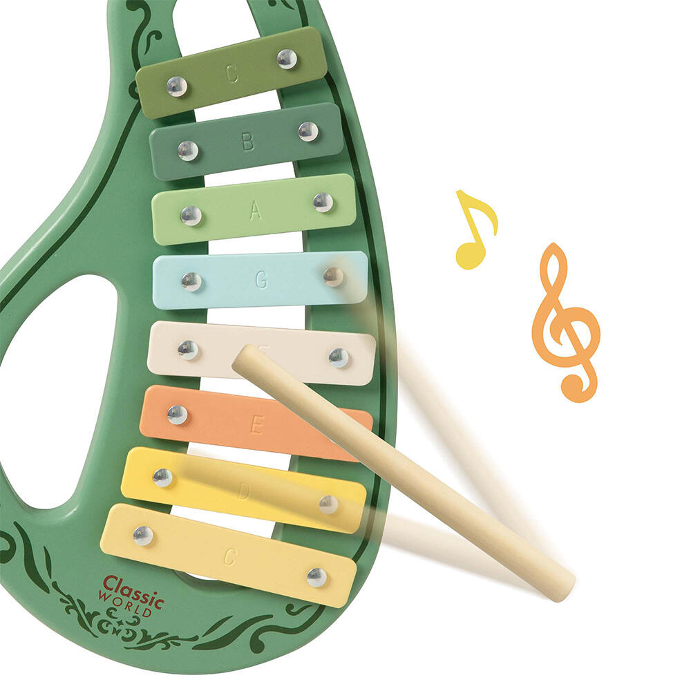 ست موسیقی قدیمی چوبی Vintage Music Set (برند کلاسیک ورلد)-3.jpg