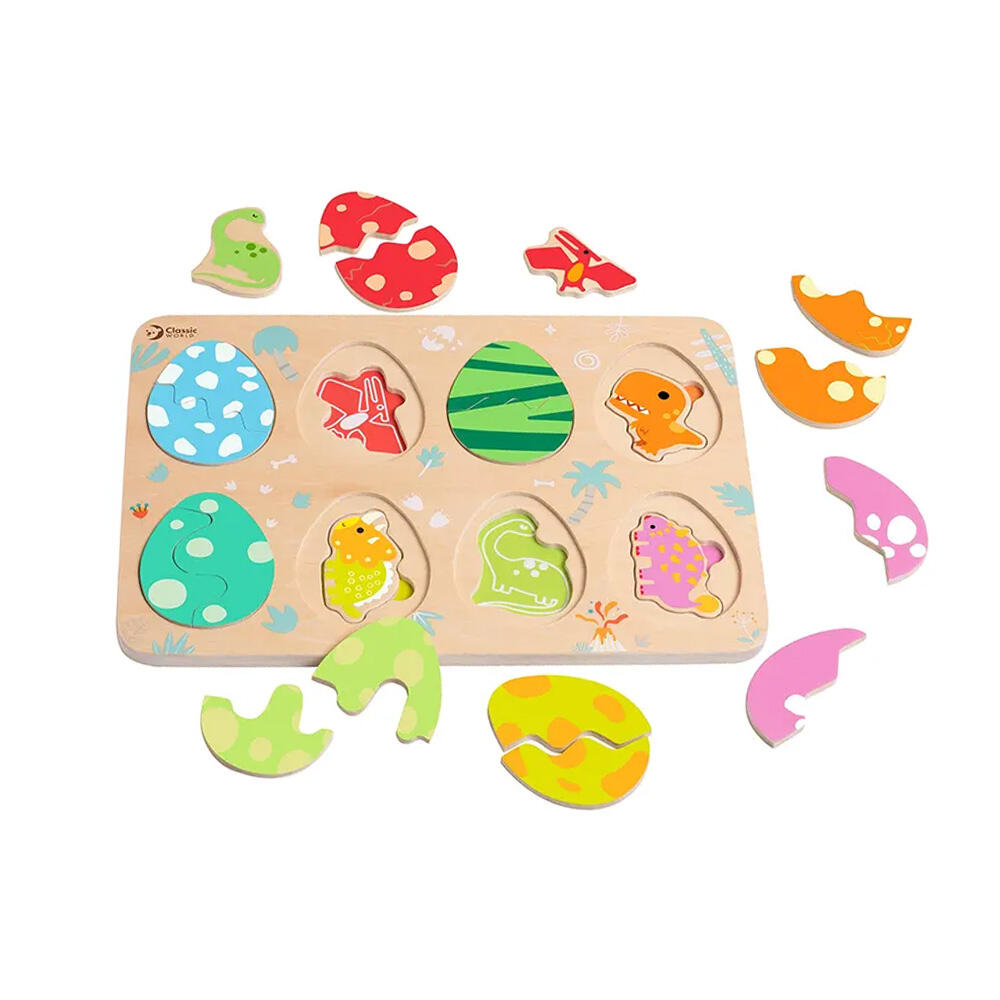 پازل چوبی دایناسور Dinosaur Puzzle (برند کلاسیک ورلد)-1.jpg