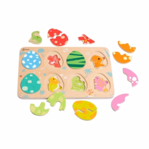 پازل چوبی دایناسور Dinosaur Puzzle (برند کلاسیک ورلد)