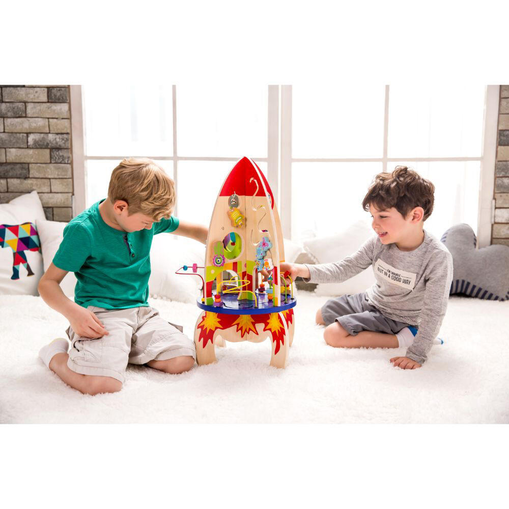 اسباب بازی راکت چوبی چند منظوره Multi Activity Rocket (برند کلاسیک ورلد)-4.jpg