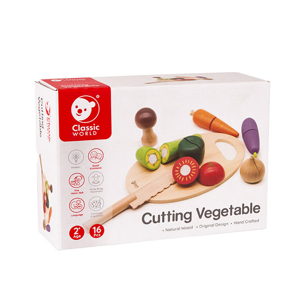 اسباب بازی چوبی برش سبزیجات Cutting Vegetable (برند کلاسیک ورلد)-۴.jpg