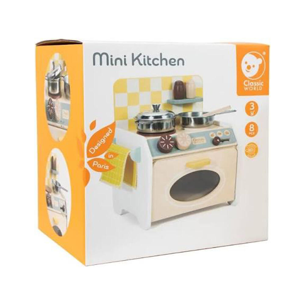 آشپزخانه کوچک چوبی Mini Kitchen (برند کلاسیک ورلد)-8.jpg