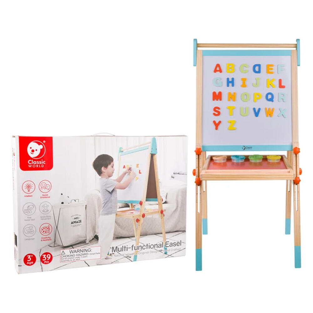 تخته دو طرفه چوبی Multi Functionla Easel (برند کلاسیک ورلد)-3.jpg